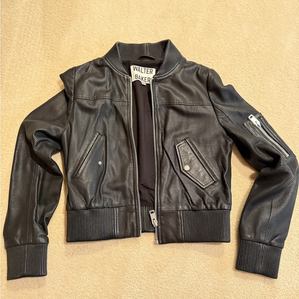 Walter Baker Black Leather Jacket